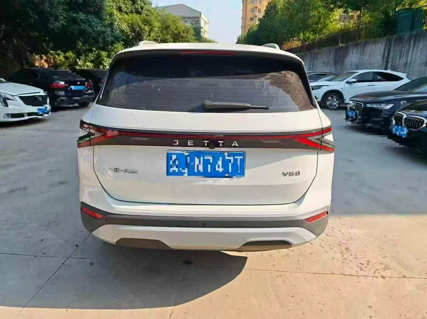 大众捷达 后面外观一