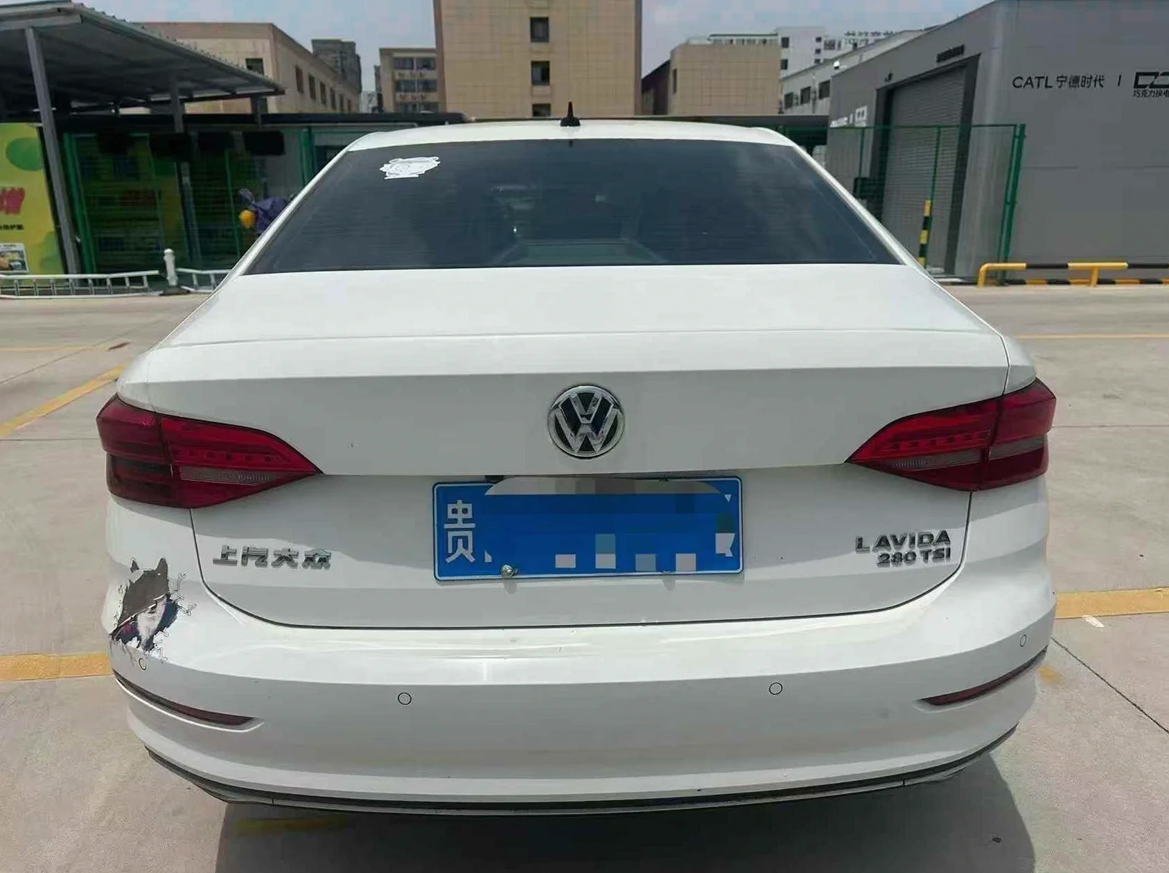 大众朗逸 后面外观二