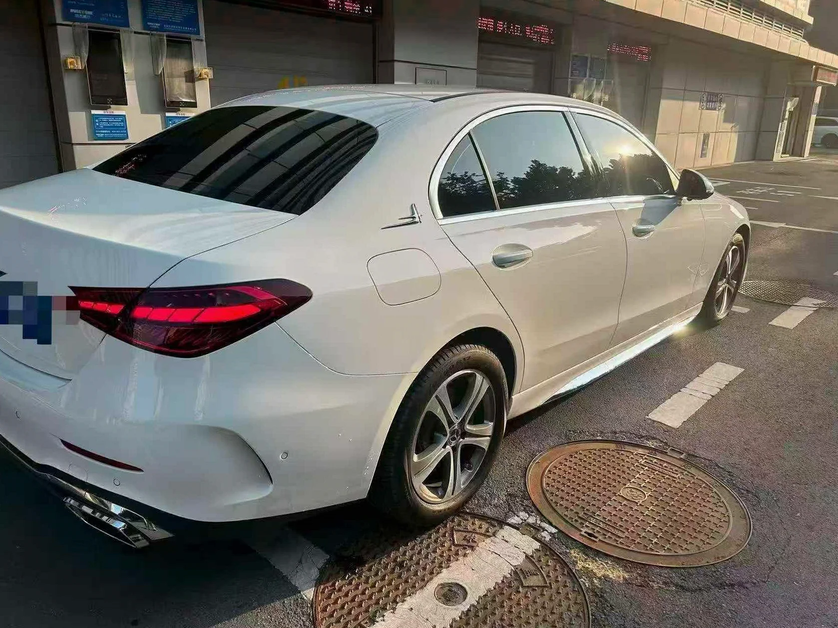 奔驰C 内饰前排