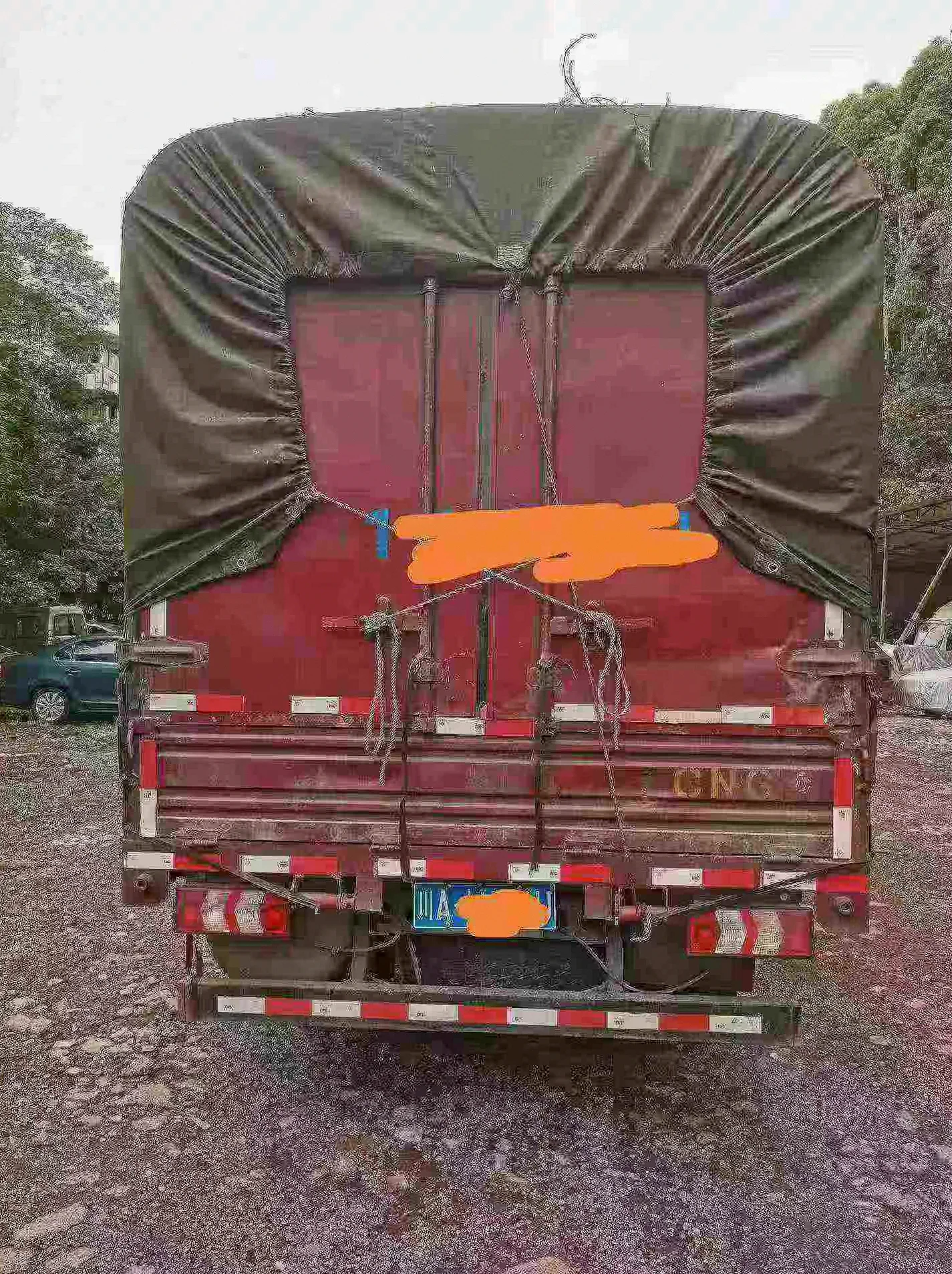 货车江淮帅铃 后面外观一