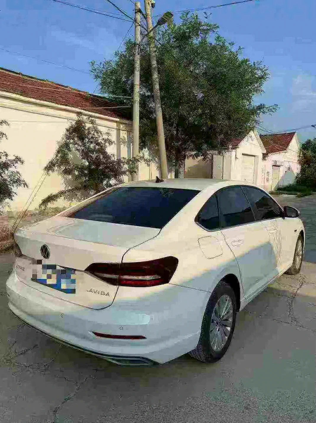大众朗逸 后面外观三