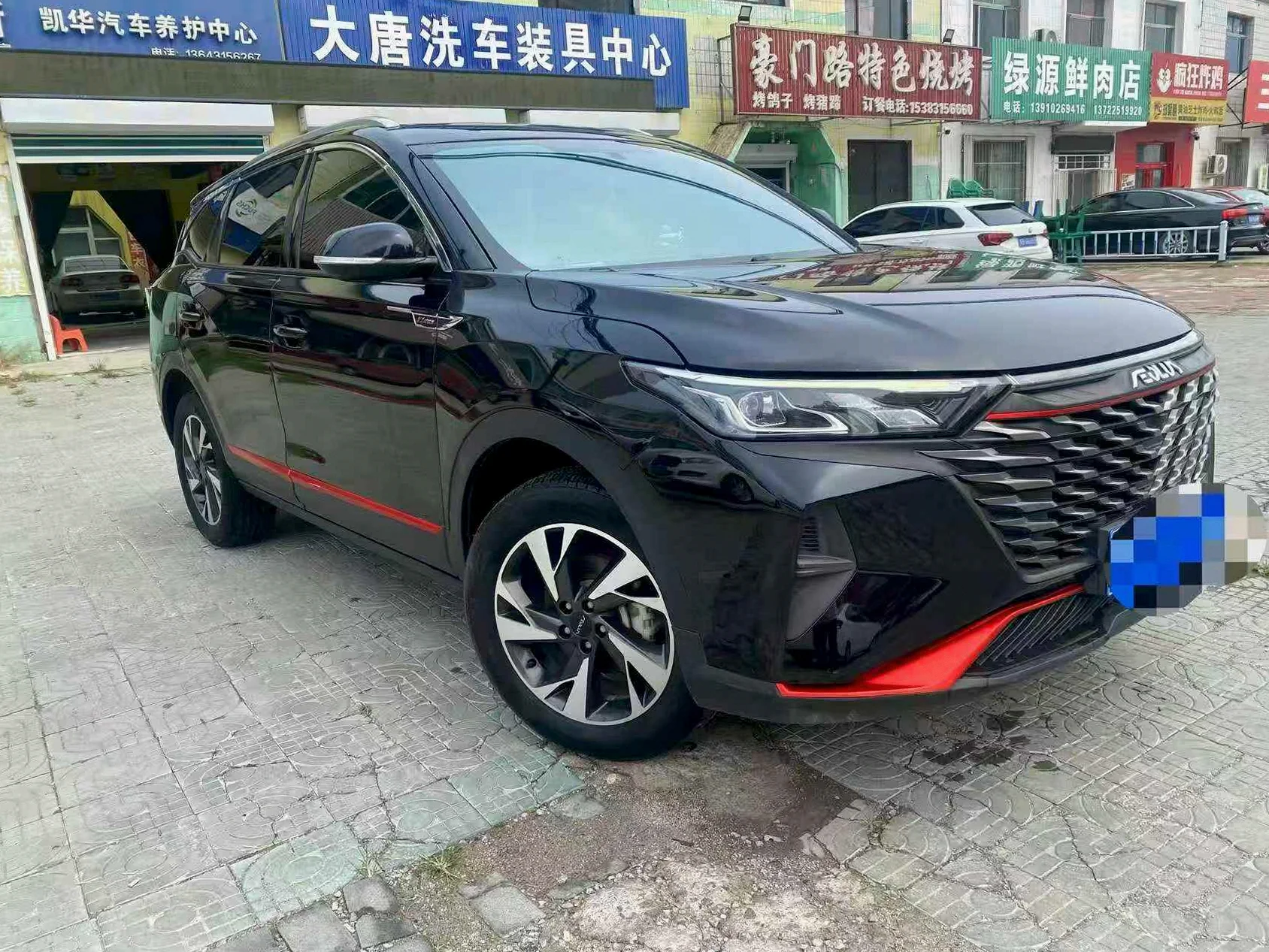 东风ax7 内饰后排
