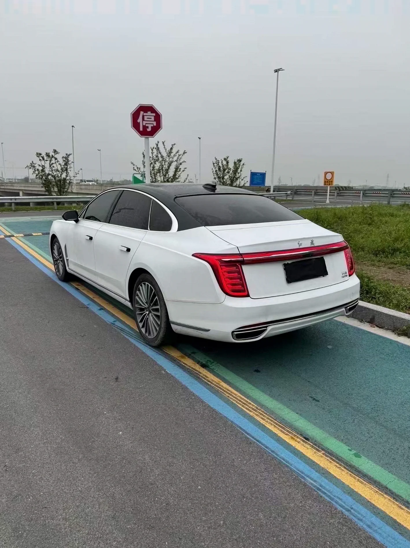 红旗H9 正面外观三