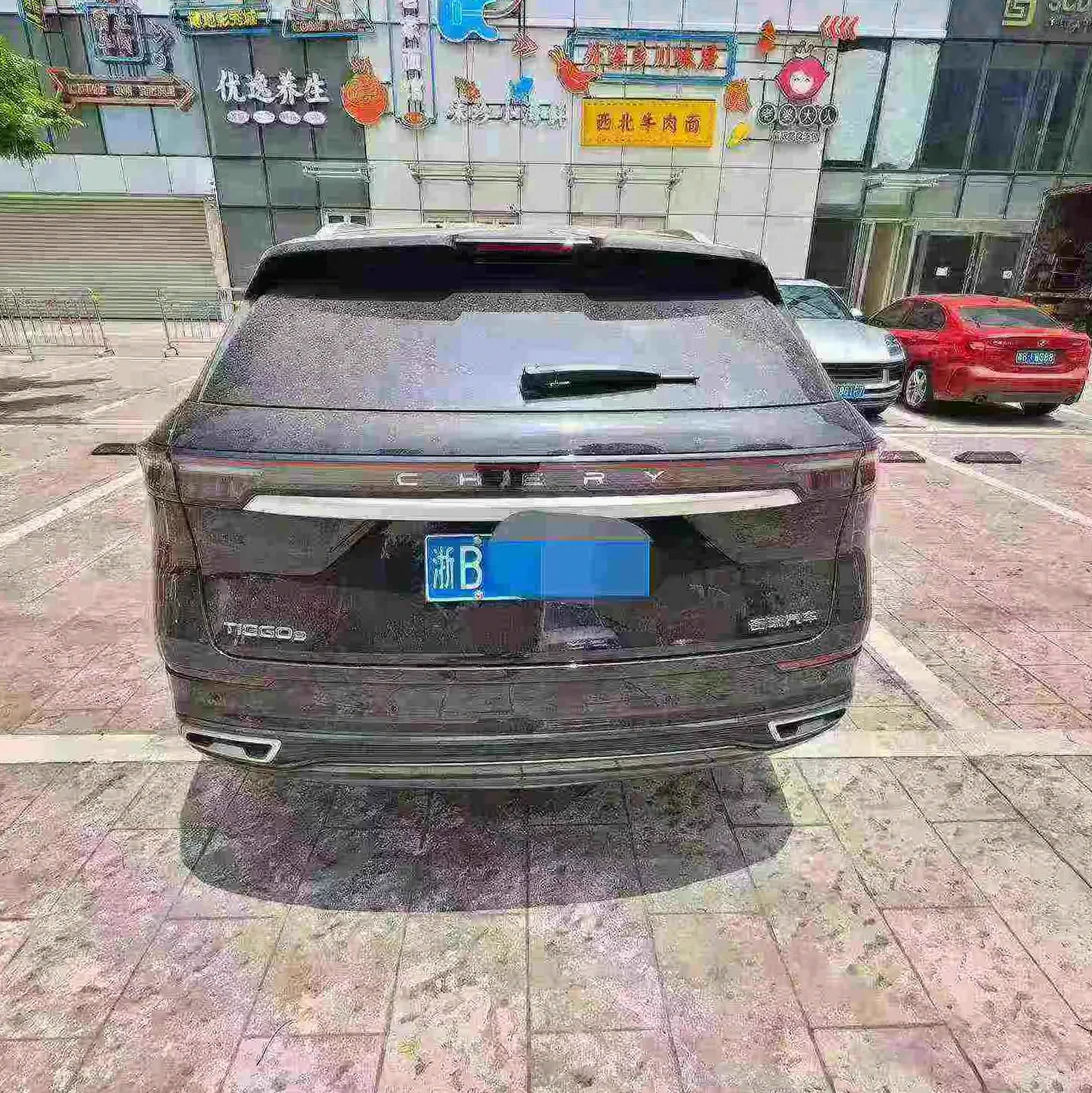 奇瑞瑞虎 后面外观一