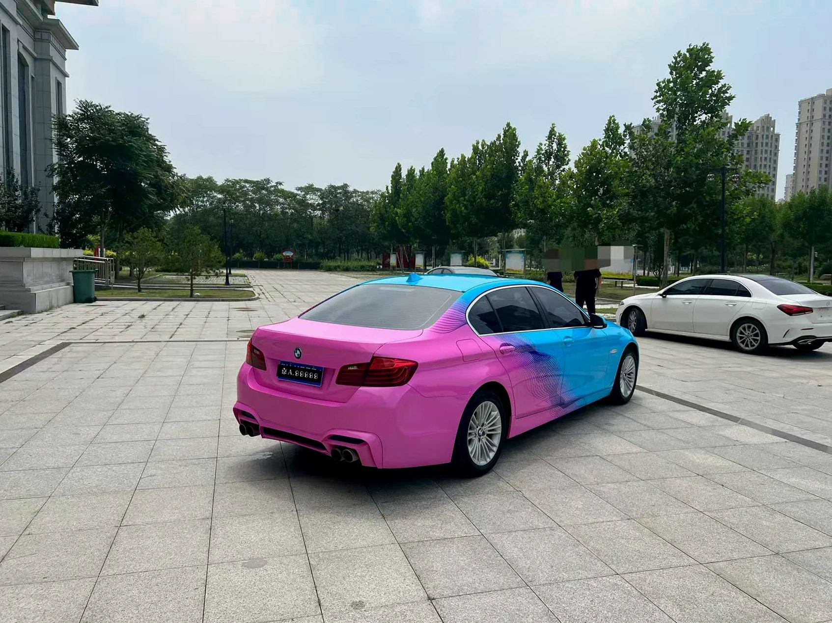 宝马5系 后面外观三