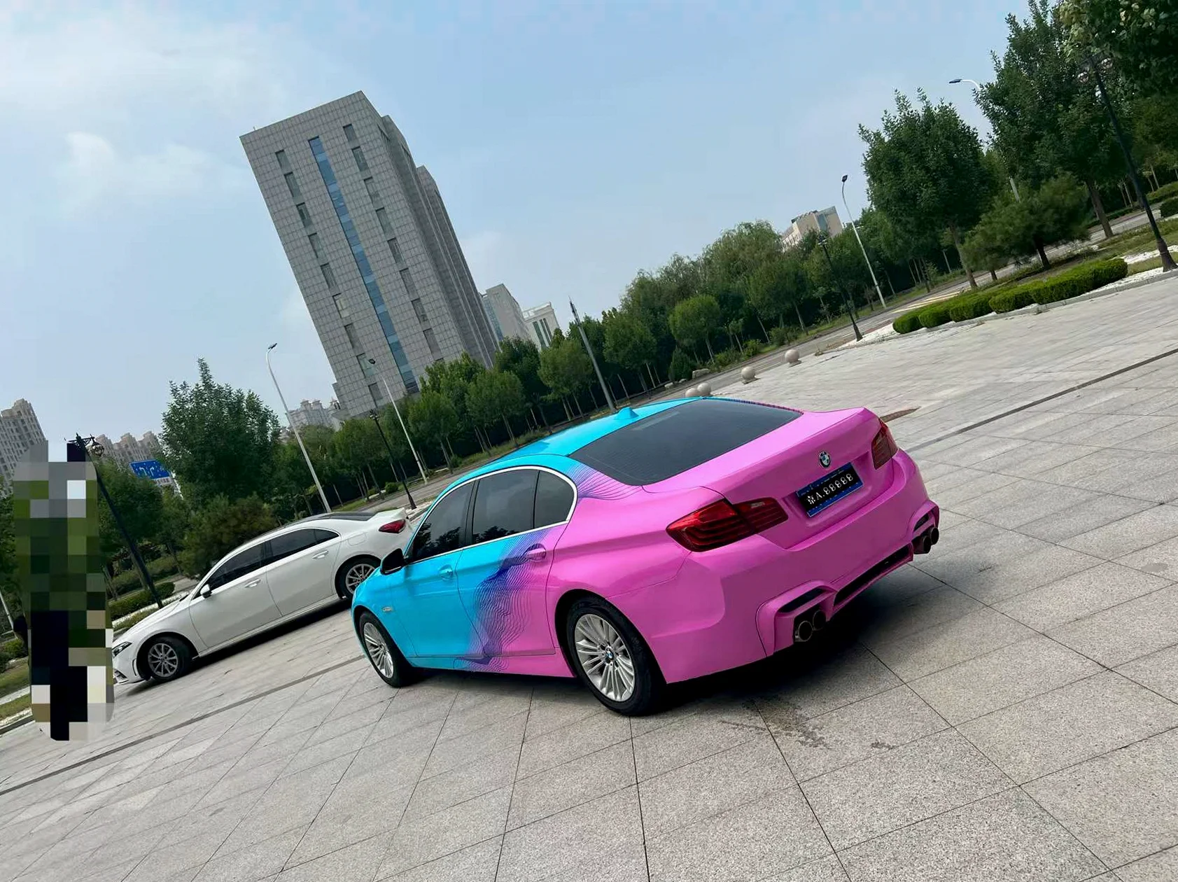 宝马5系 后面外观二