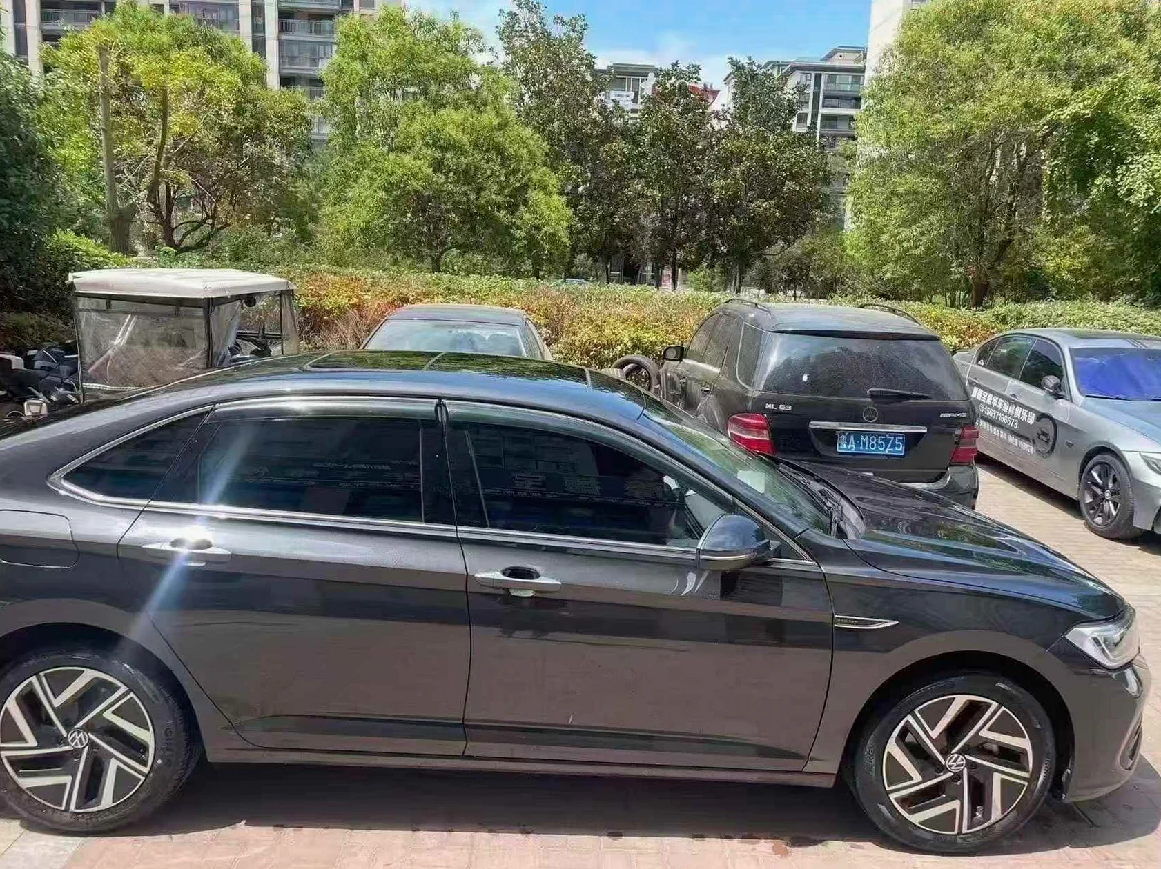 大众速腾 后面外观一