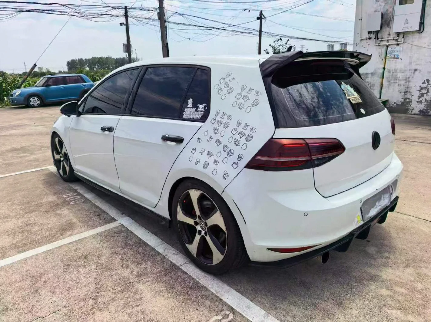 大众高尔夫 后面外观三