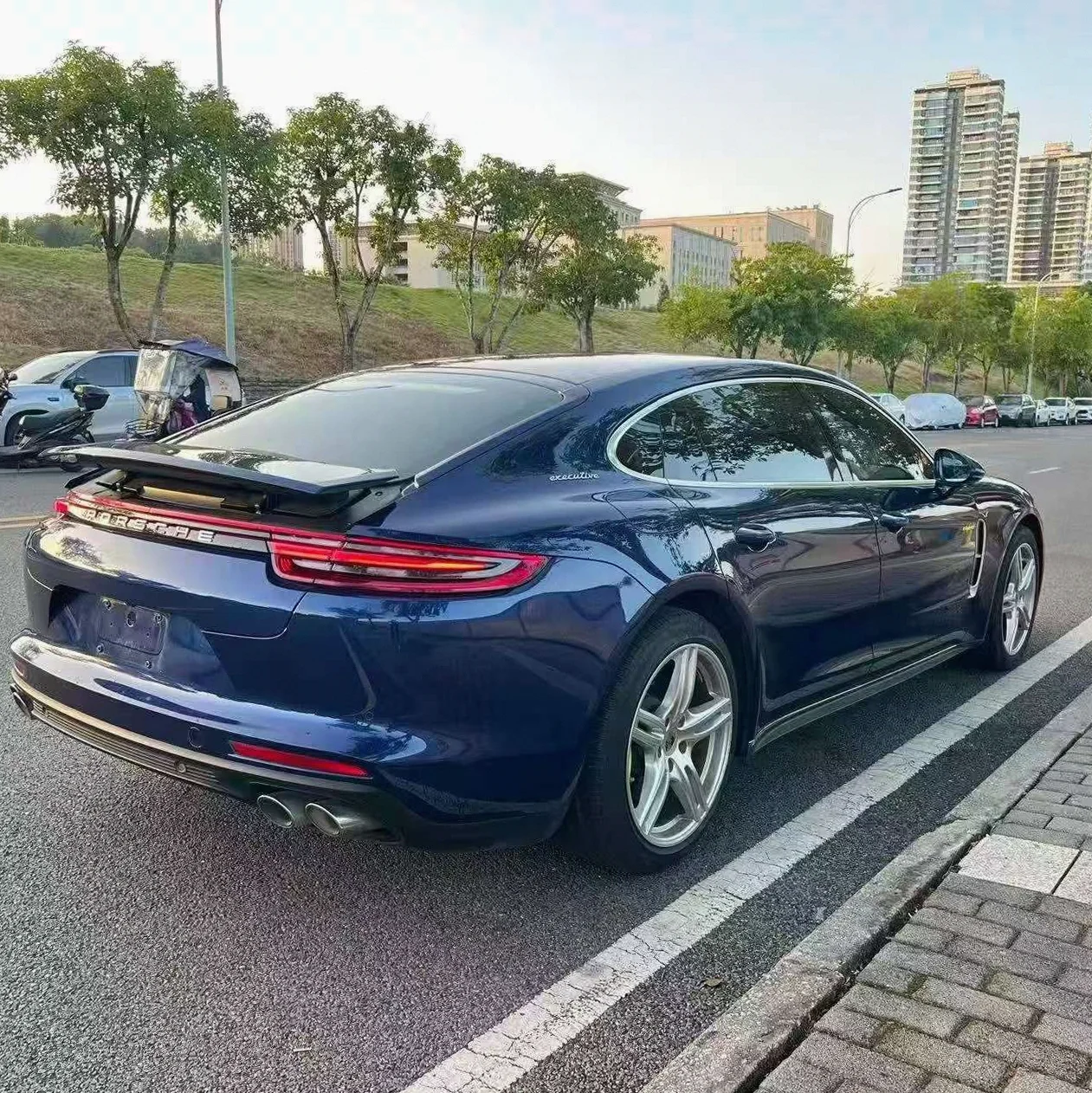 保时捷帕拉梅拉 后面外观一