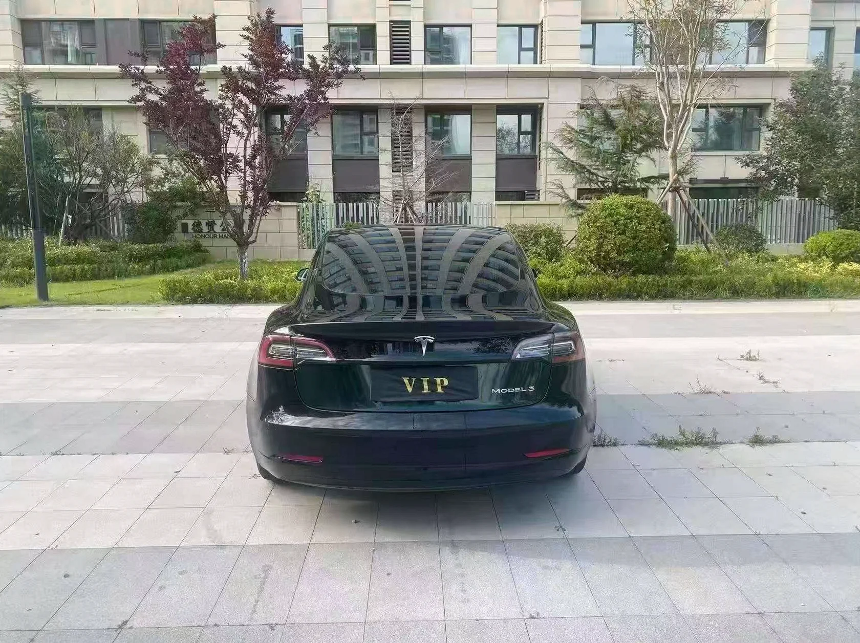 特斯拉MODEL 内饰后排