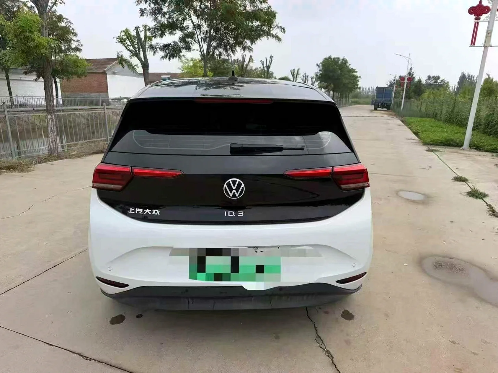 大众ID 后面外观一