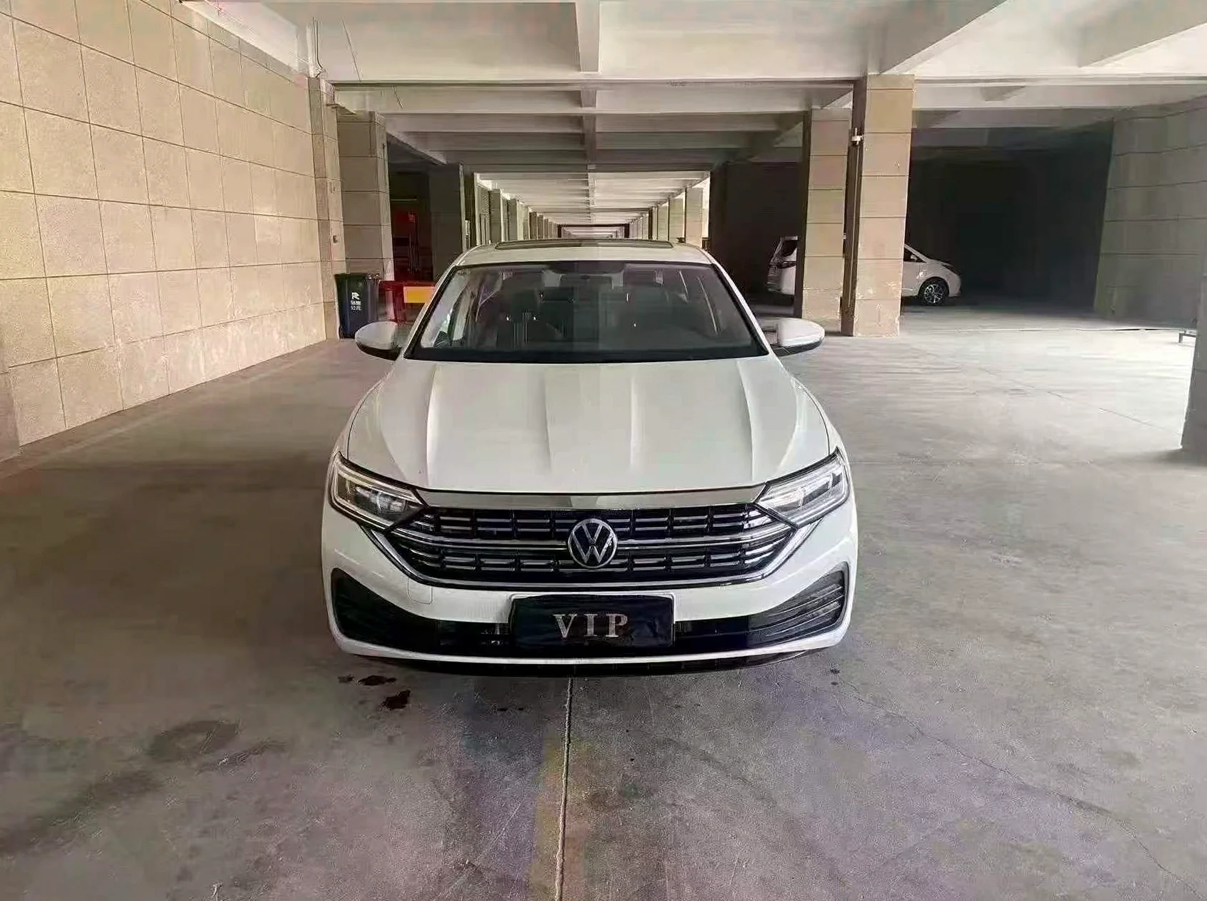大众速腾 正面外观二