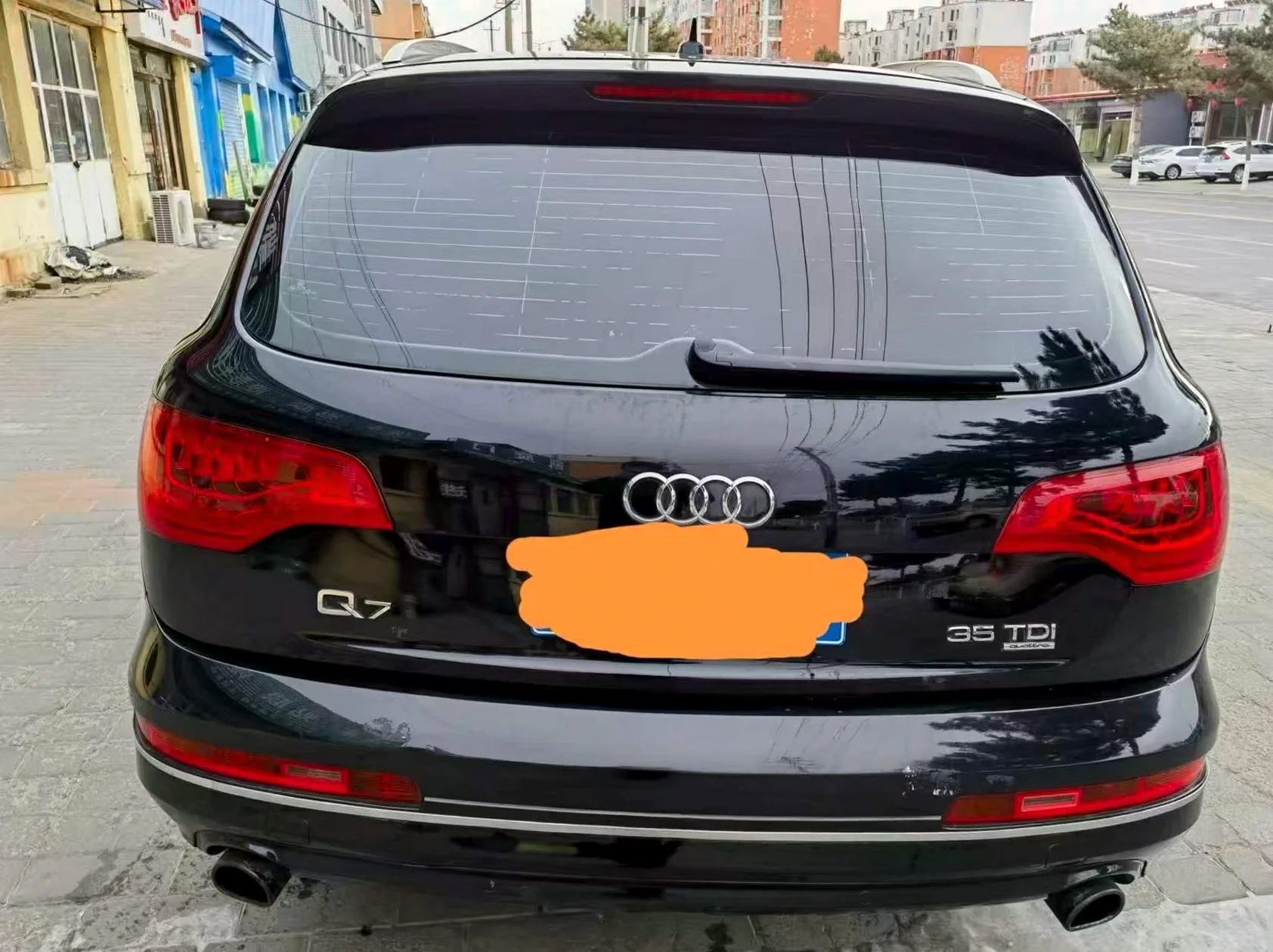奥迪Q7 内饰后排