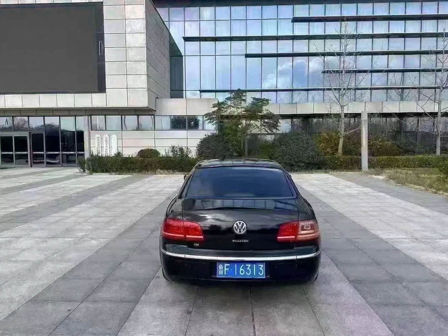 大众辉腾 后面外观一