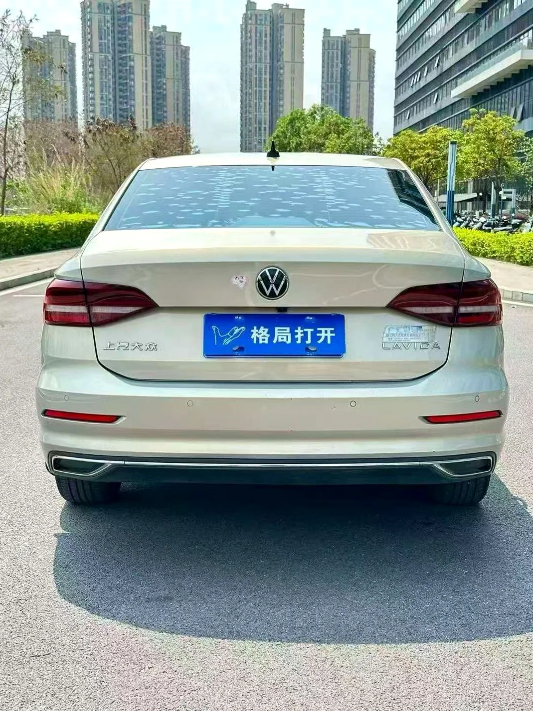 大众朗逸 后面外观二