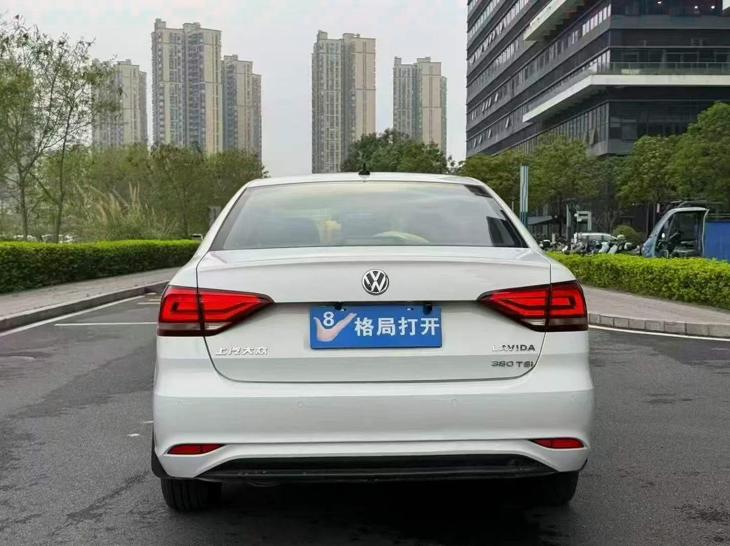 大众朗逸 后面外观一