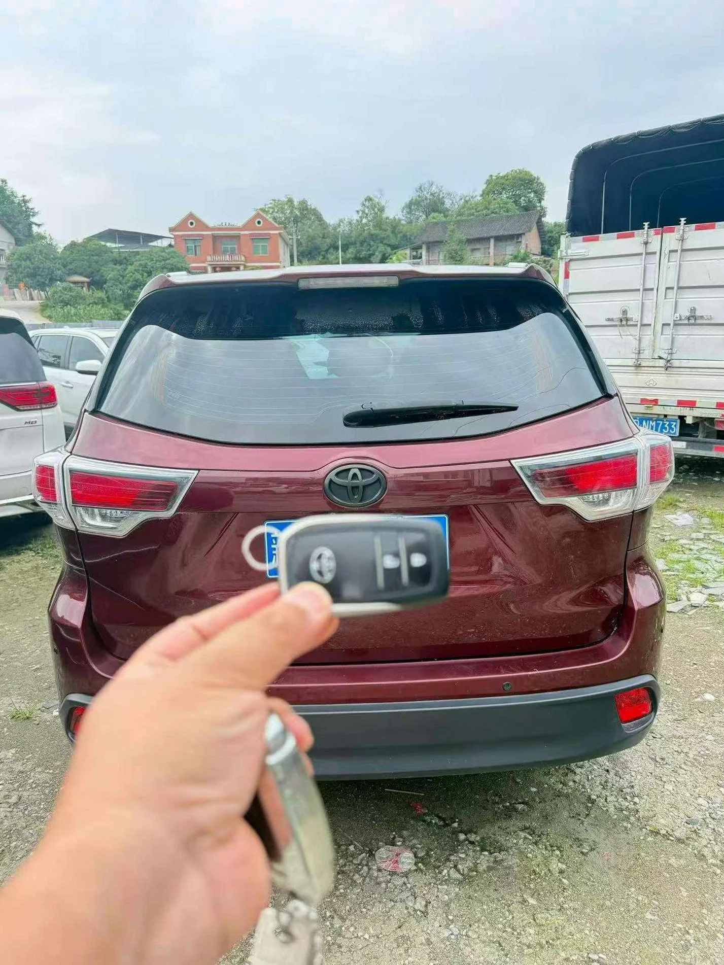 丰田汉兰达 后面外观二