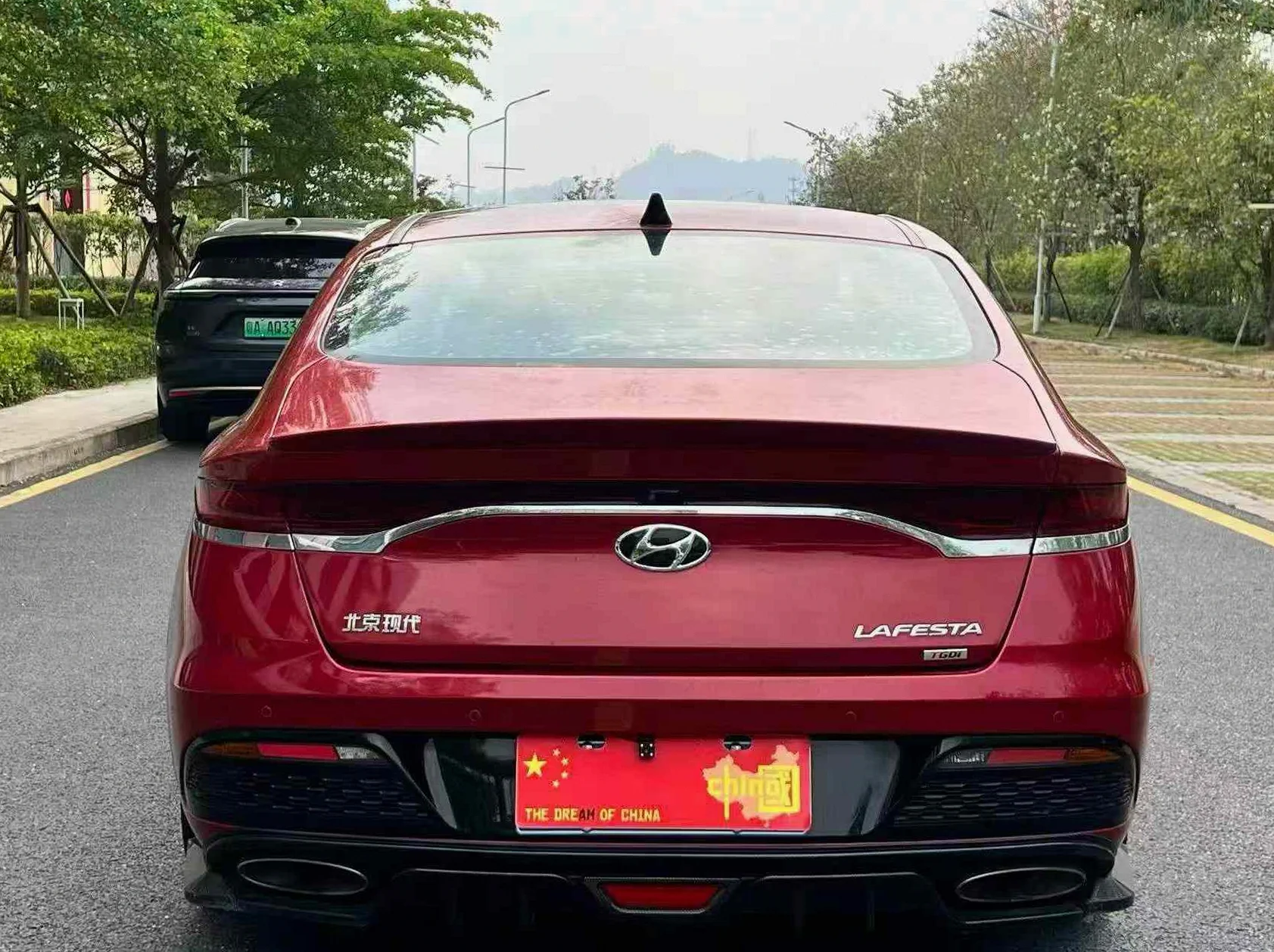 现代菲斯塔 后面外观二