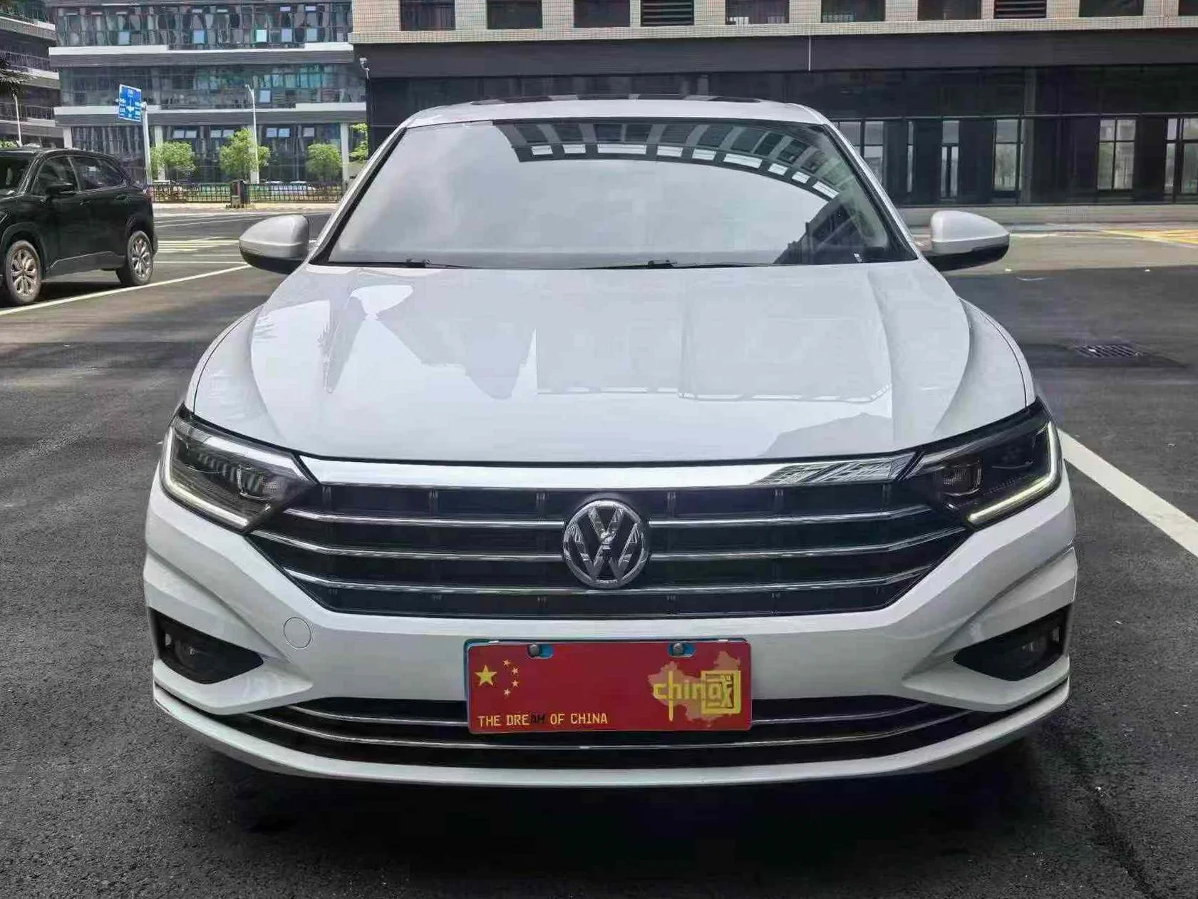 大众速腾 正面外观二