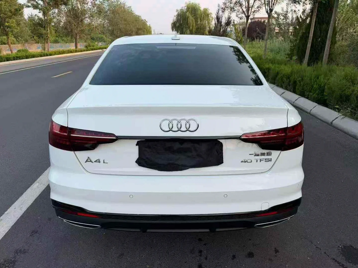 奥迪A4L 后面外观一