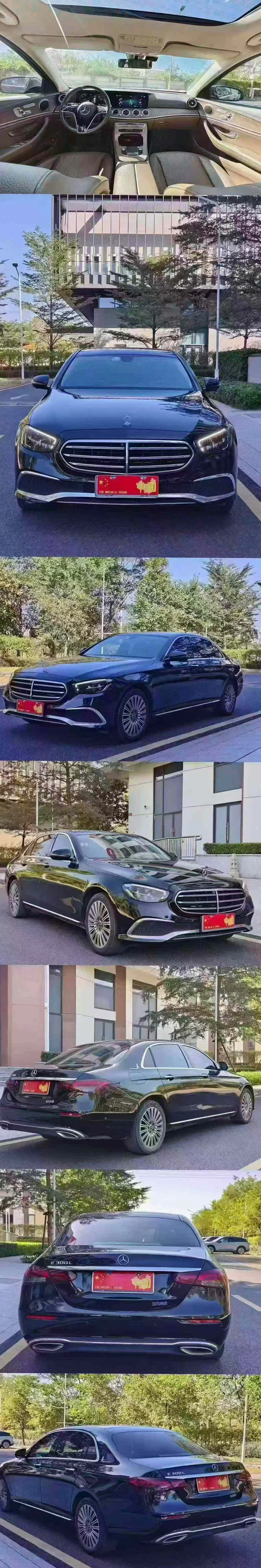 奔驰E 后面外观一