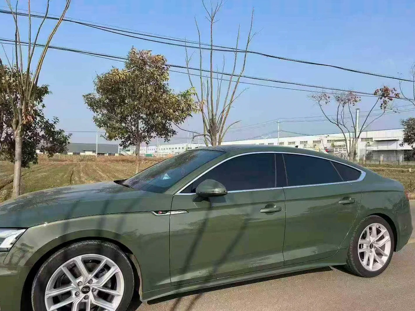 奥迪A5 后面外观一