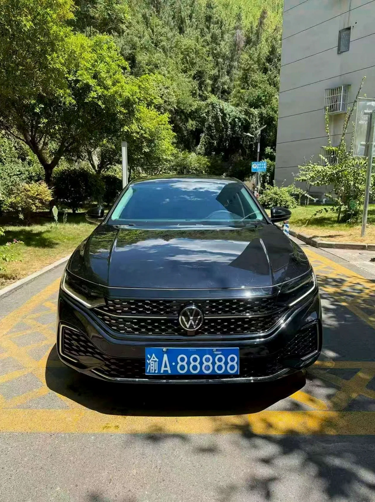 大众帕萨特 正面外观二