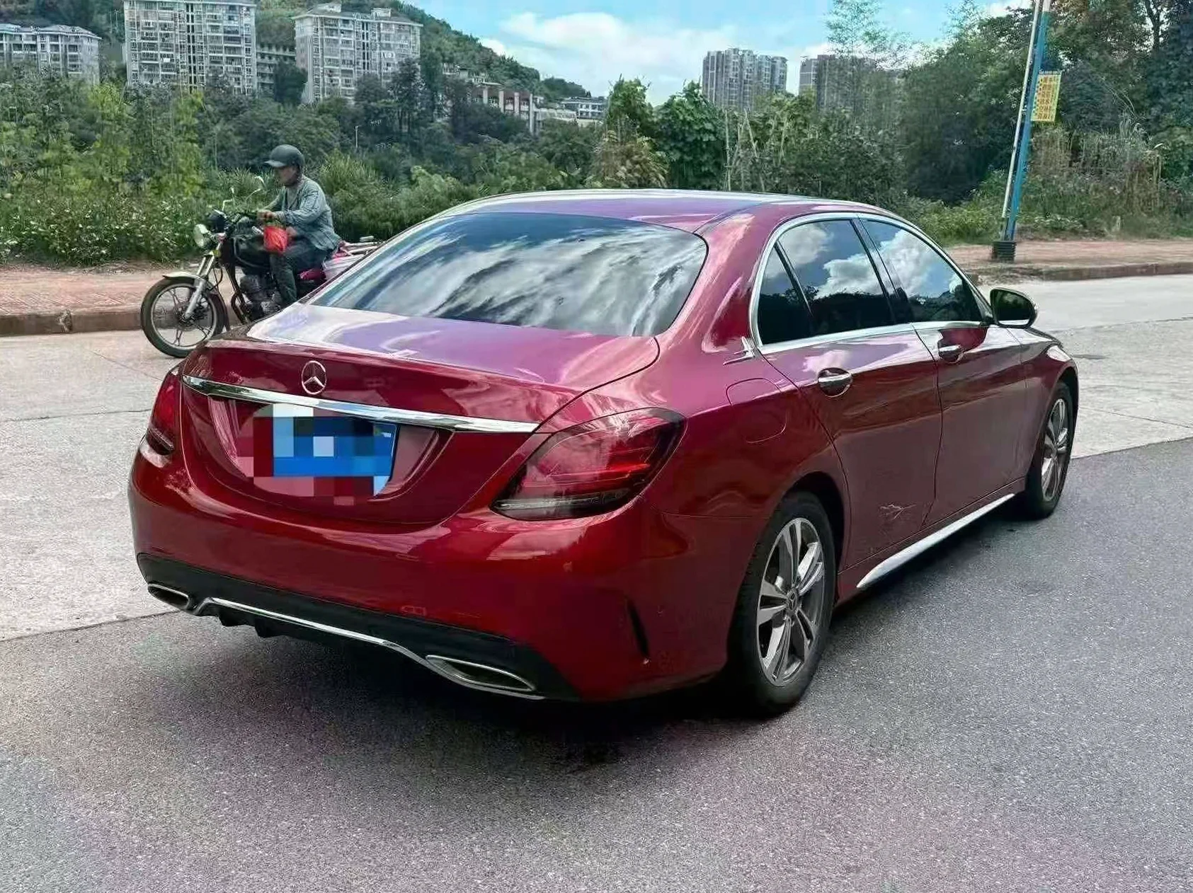 奔驰C 驾驶室