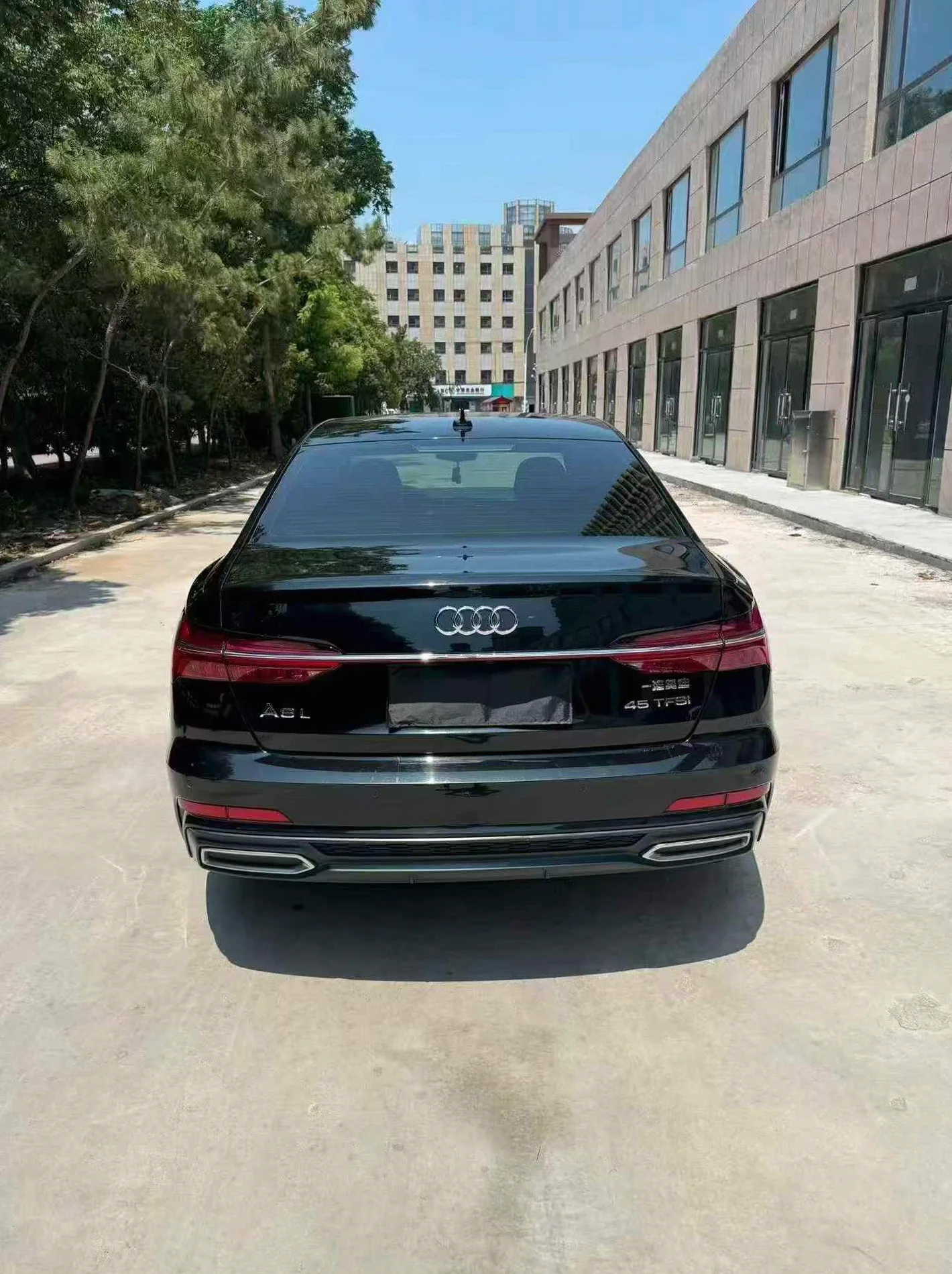 奥迪A6L 后面外观一