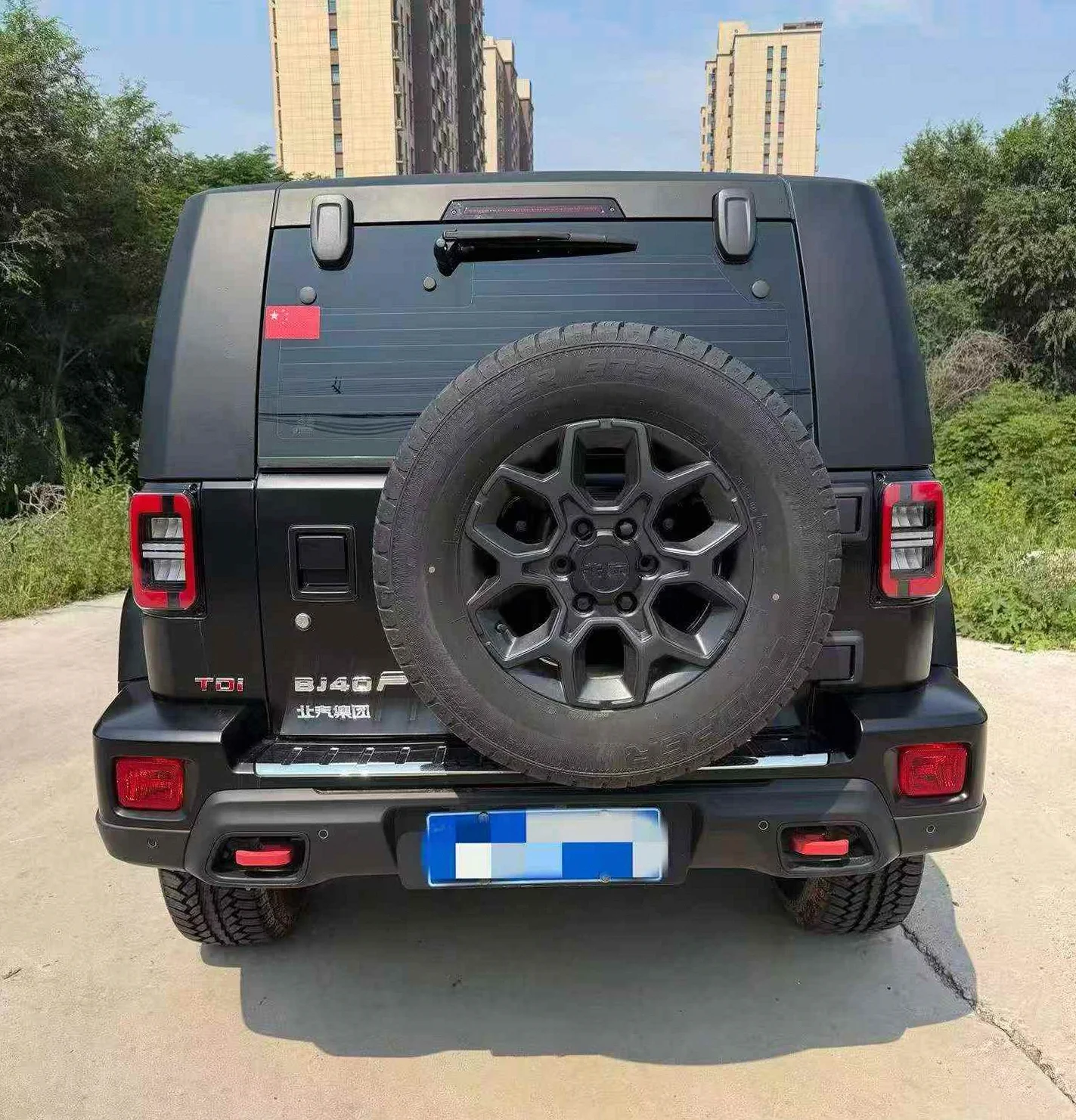 北京BJ40 后面外观三
