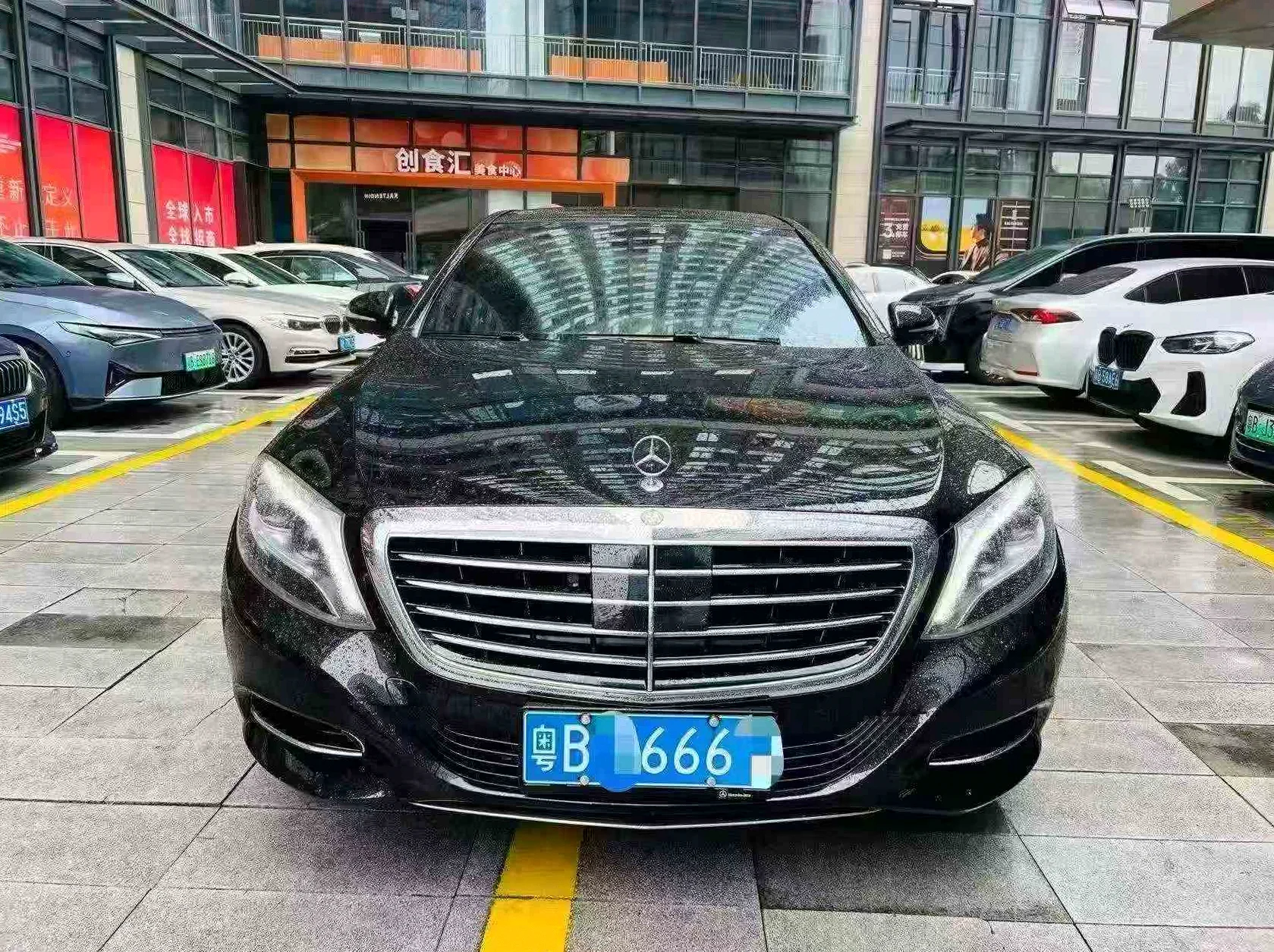 奔驰S级 正面外观二