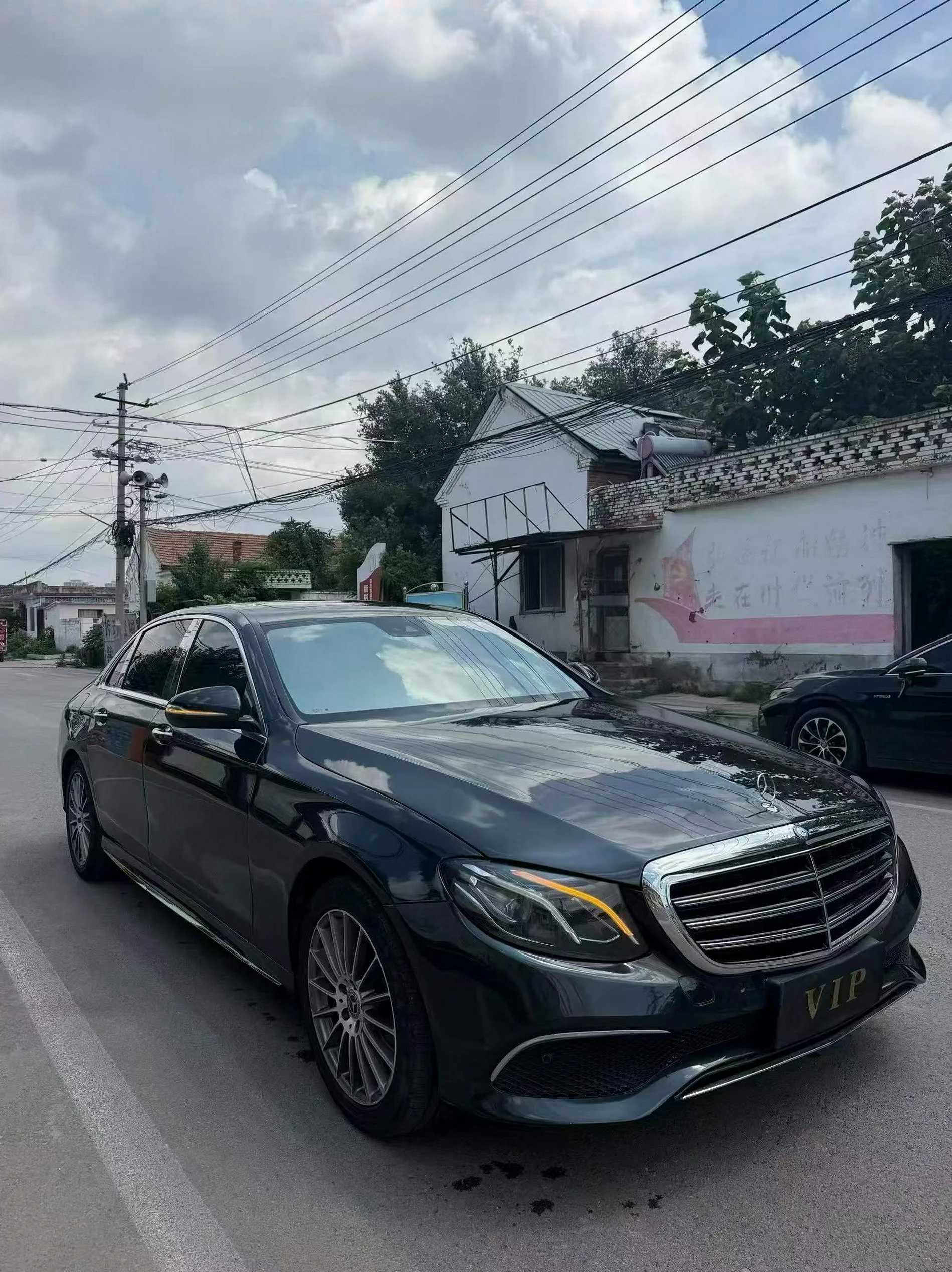 准18年奔驰E300 绿色