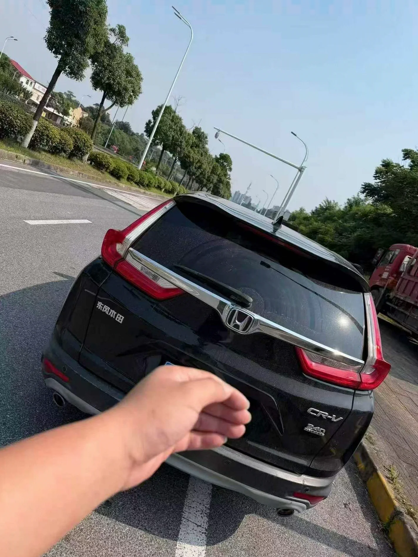 本田CRV 后面外观二