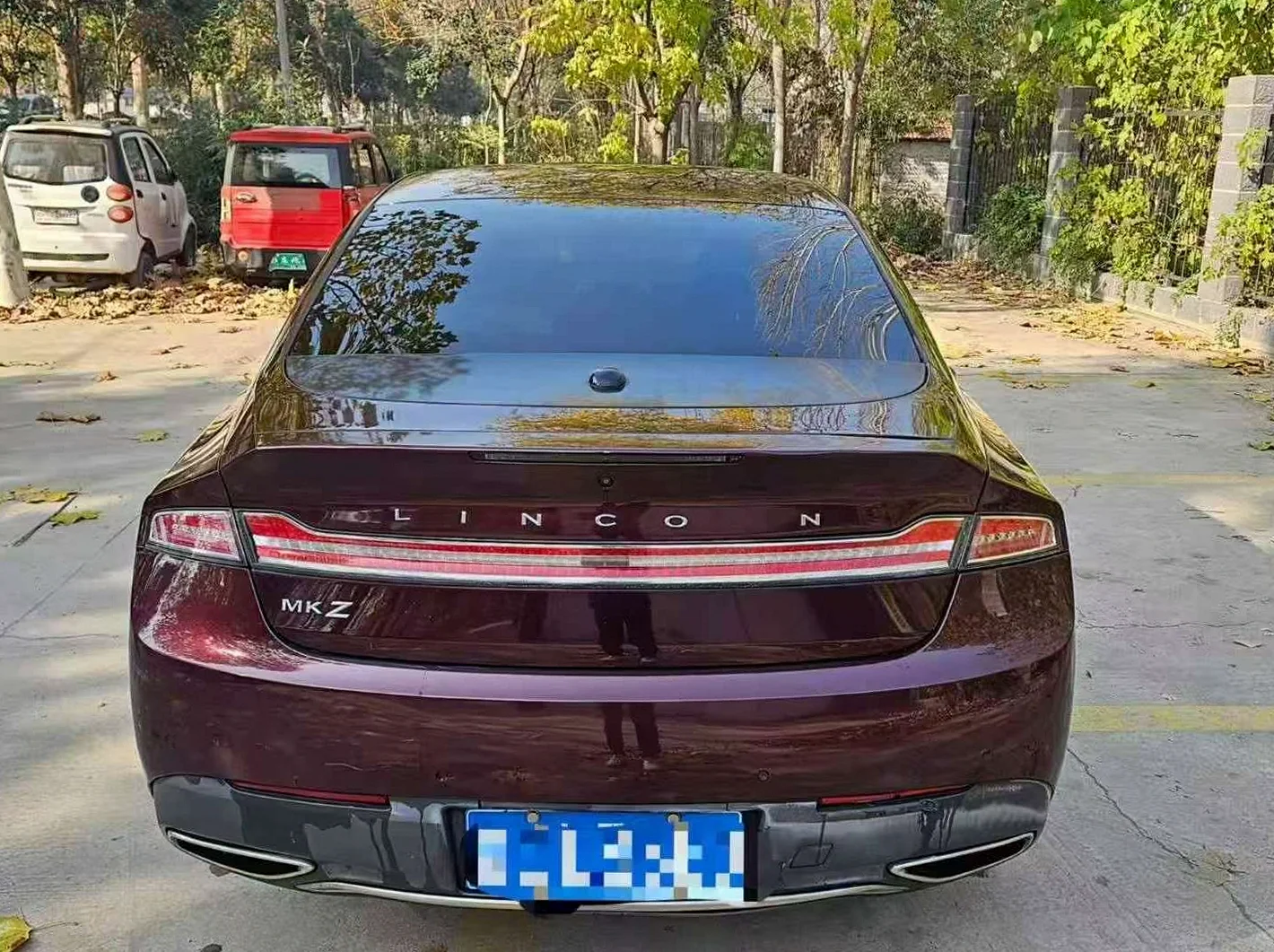 林肯MKZ 后面外观一