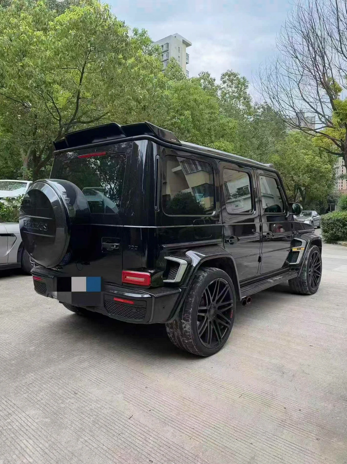 奔驰G 后面外观二
