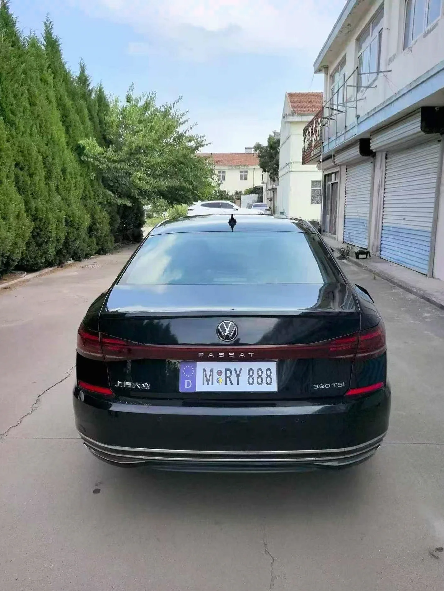 大众帕萨特 后面外观一