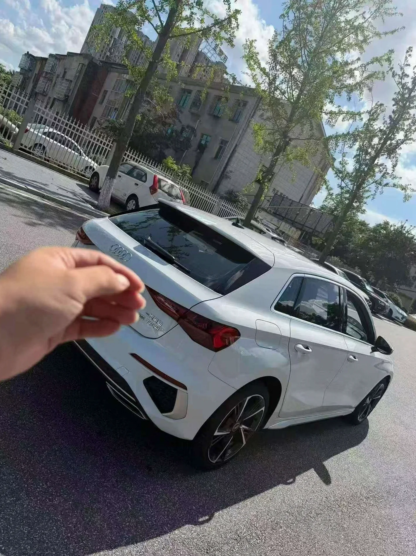 奥迪A3 后面外观三