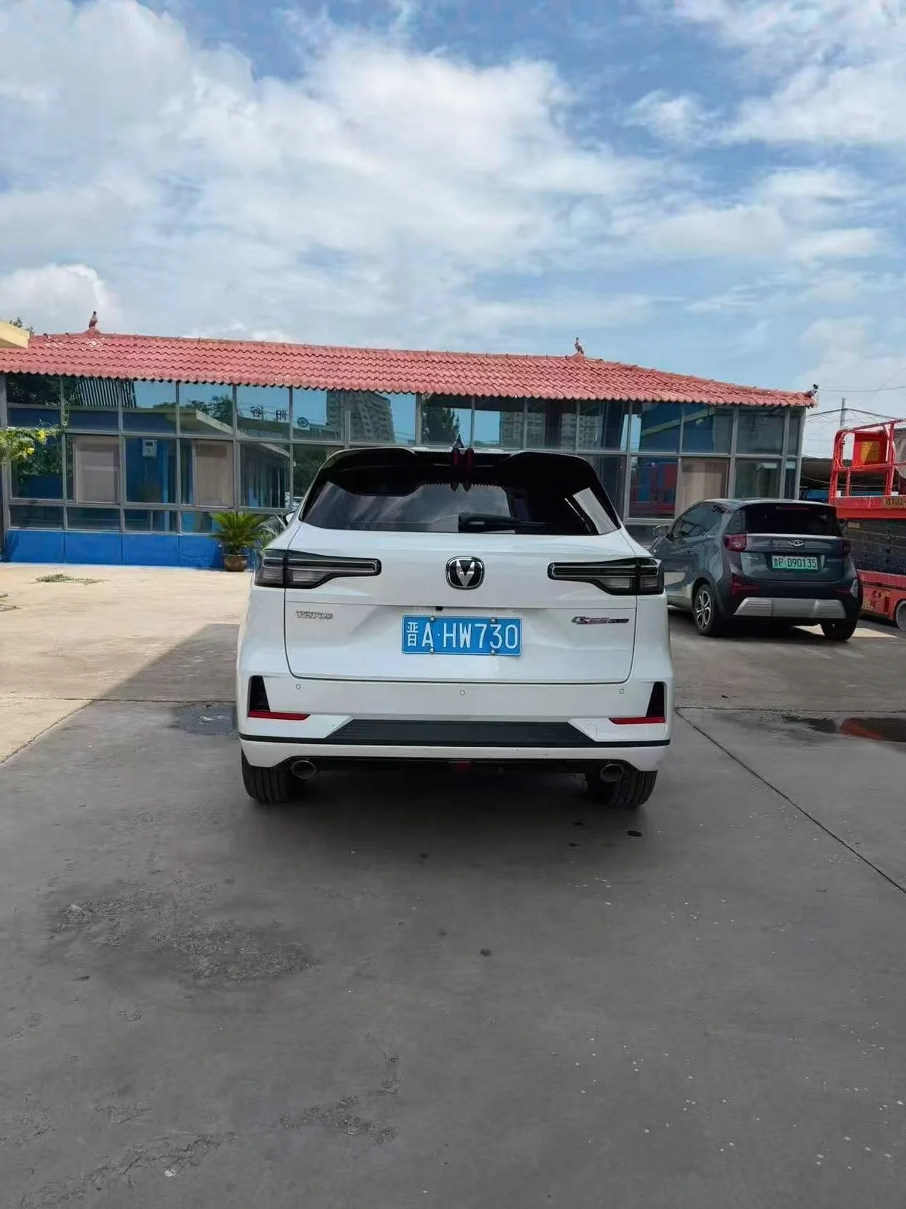 长安汽车CS55 后面外观一