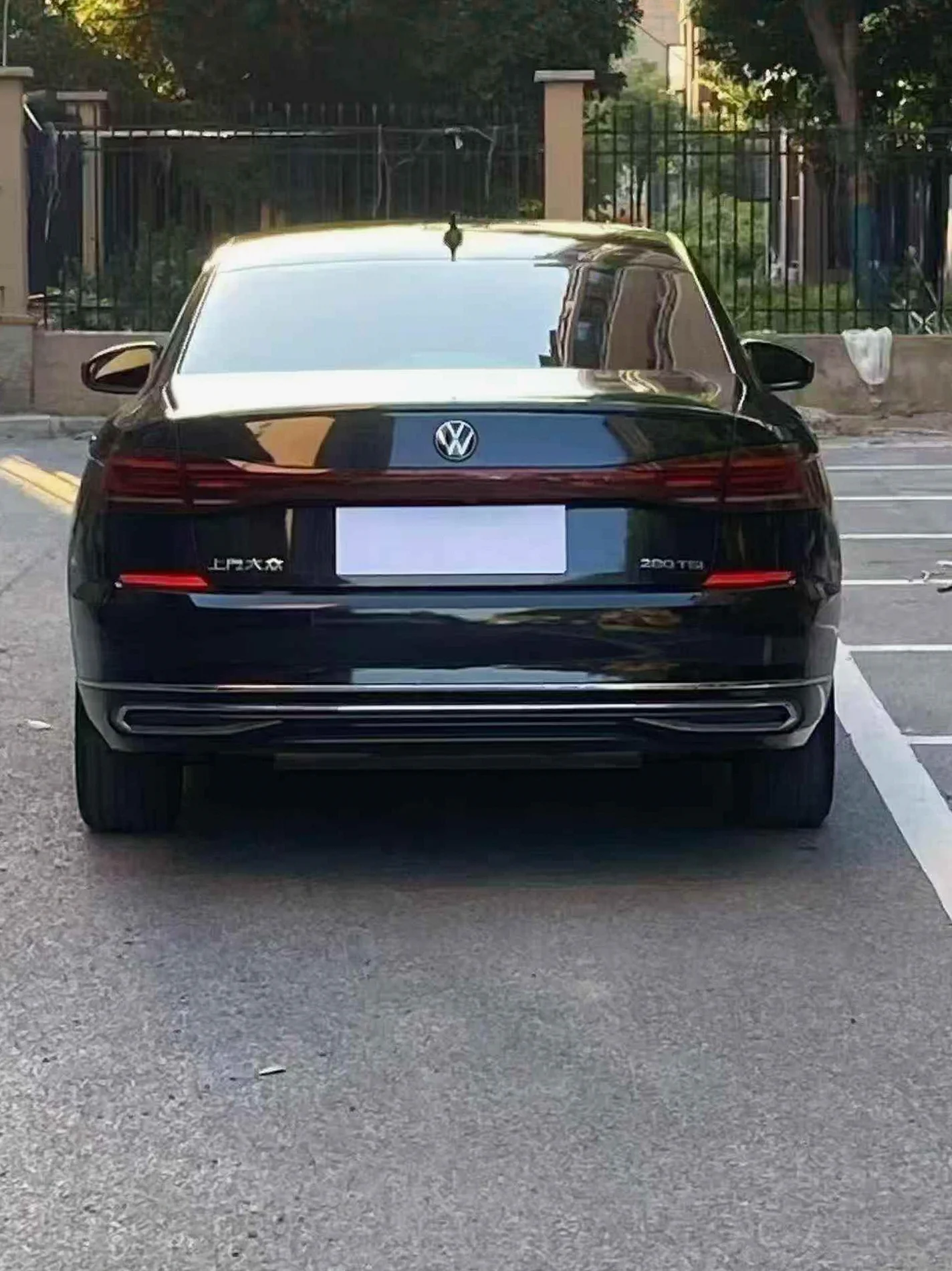 大众帕萨特 后面外观一