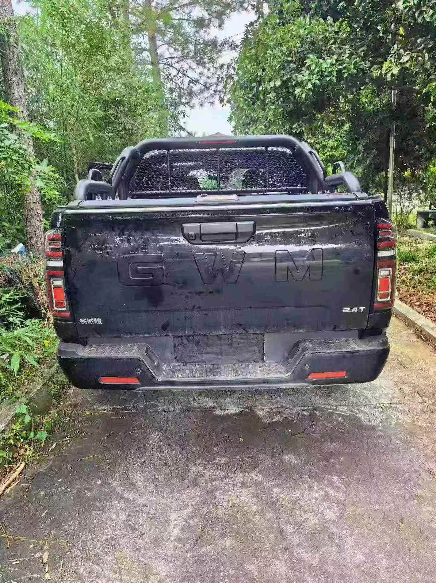 长城汽车炮 后面外观一