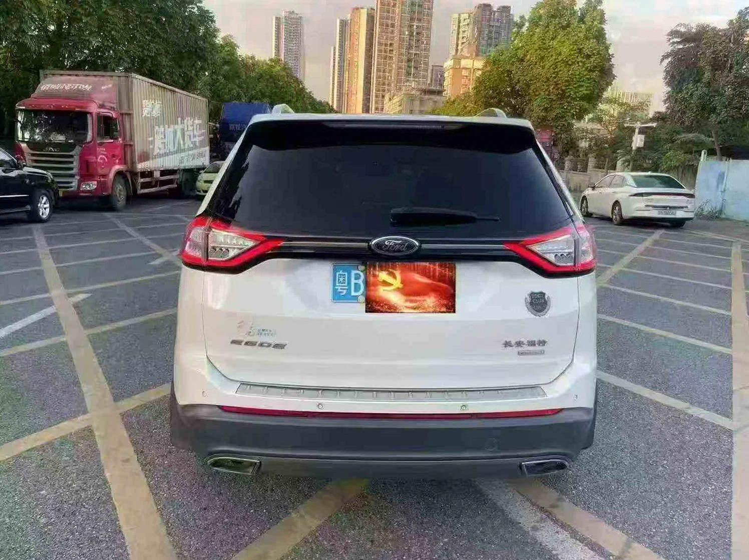 福特锐界 内饰后排