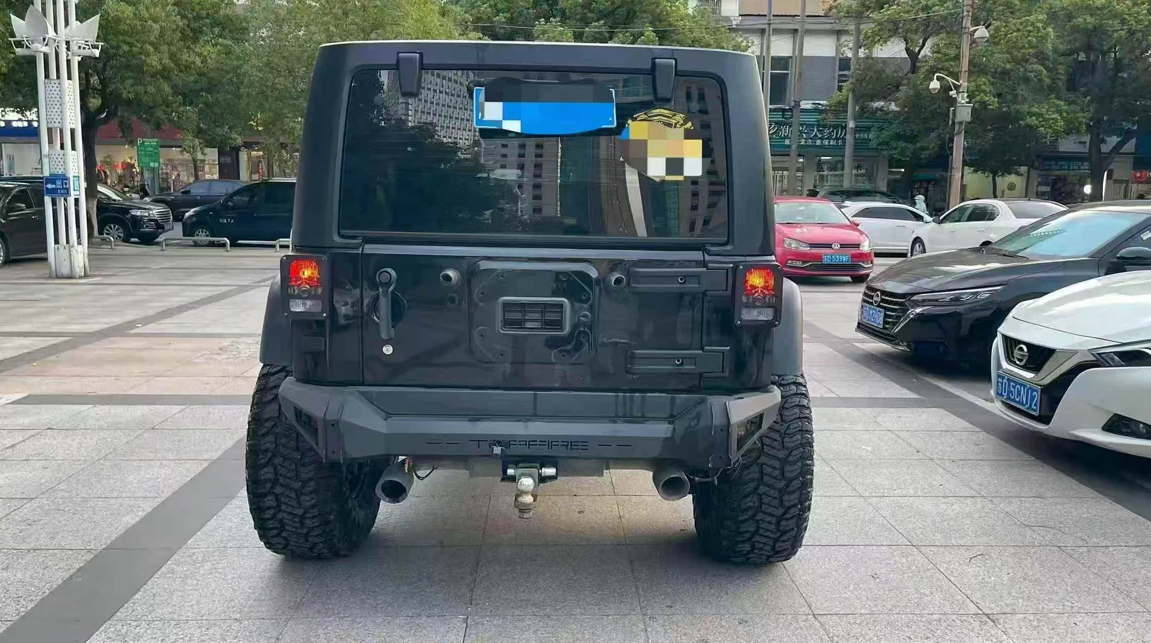 Jeep牧马人 内饰后排