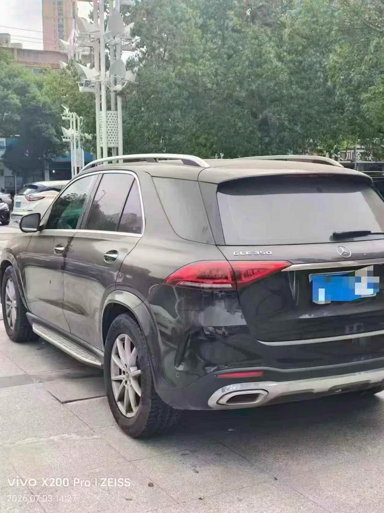奔驰GLE 内饰前排