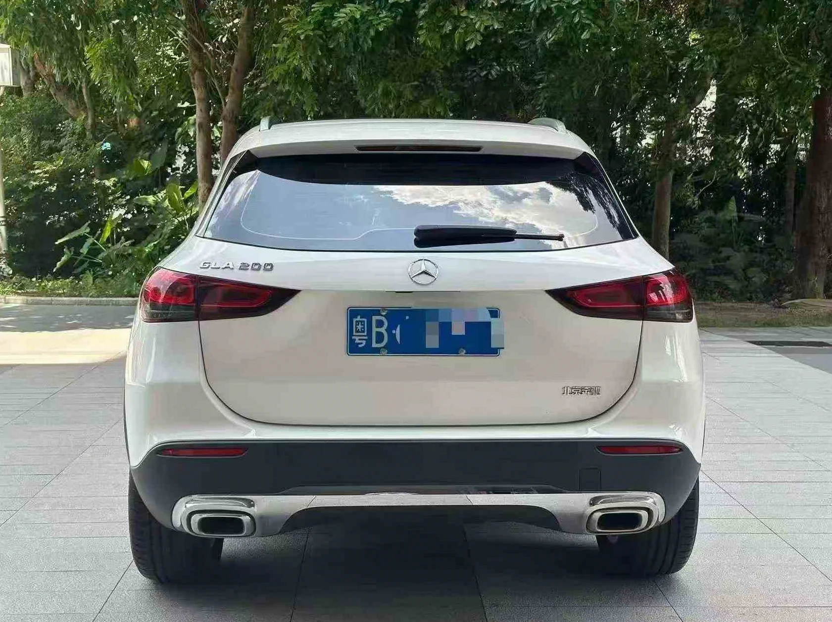奔驰GLA 内饰后排