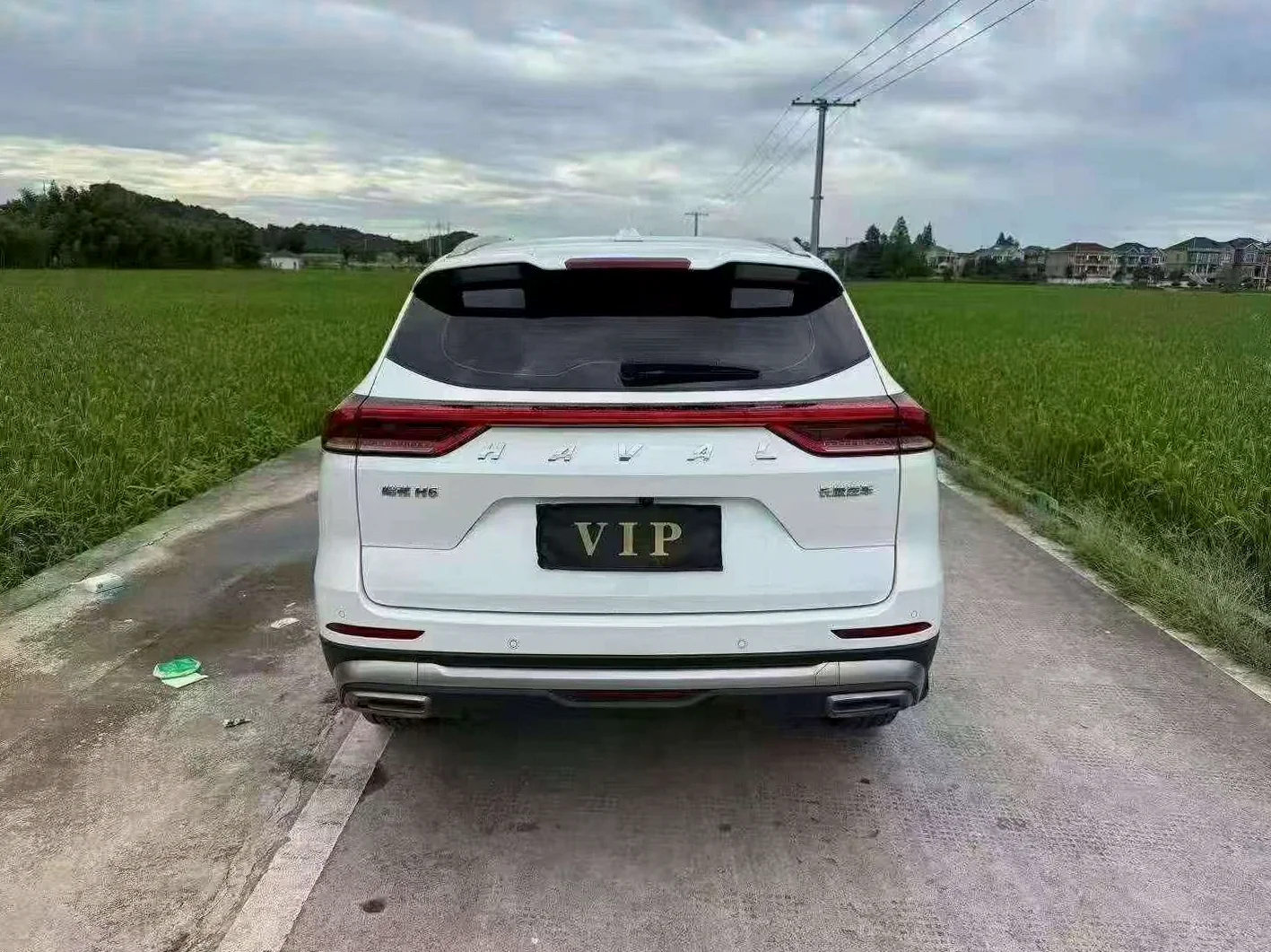 哈弗H6 后面外观一