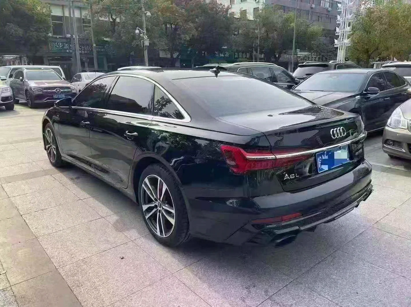 奥迪A6L 内饰后排