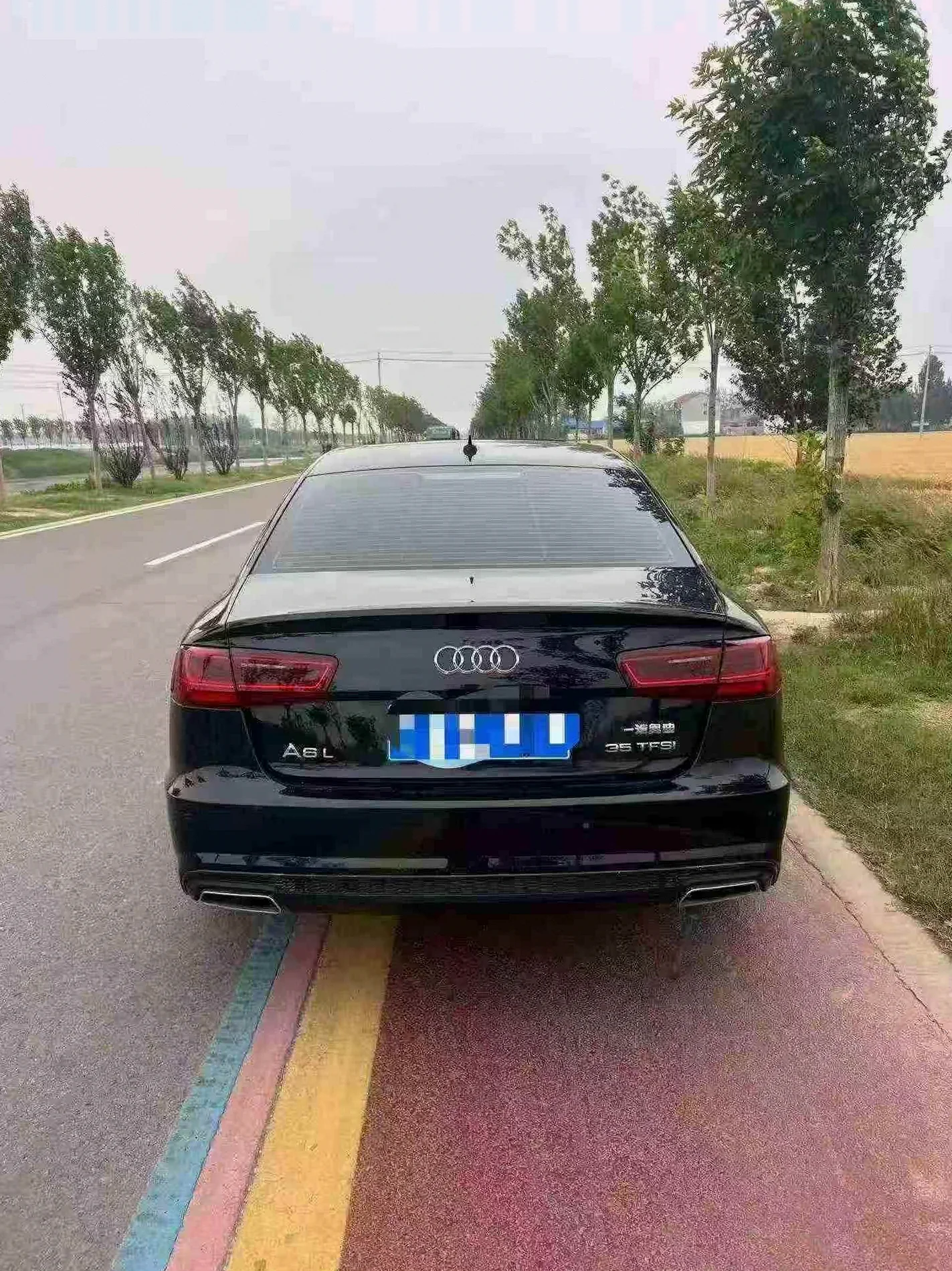 奥迪A6L 后面外观一