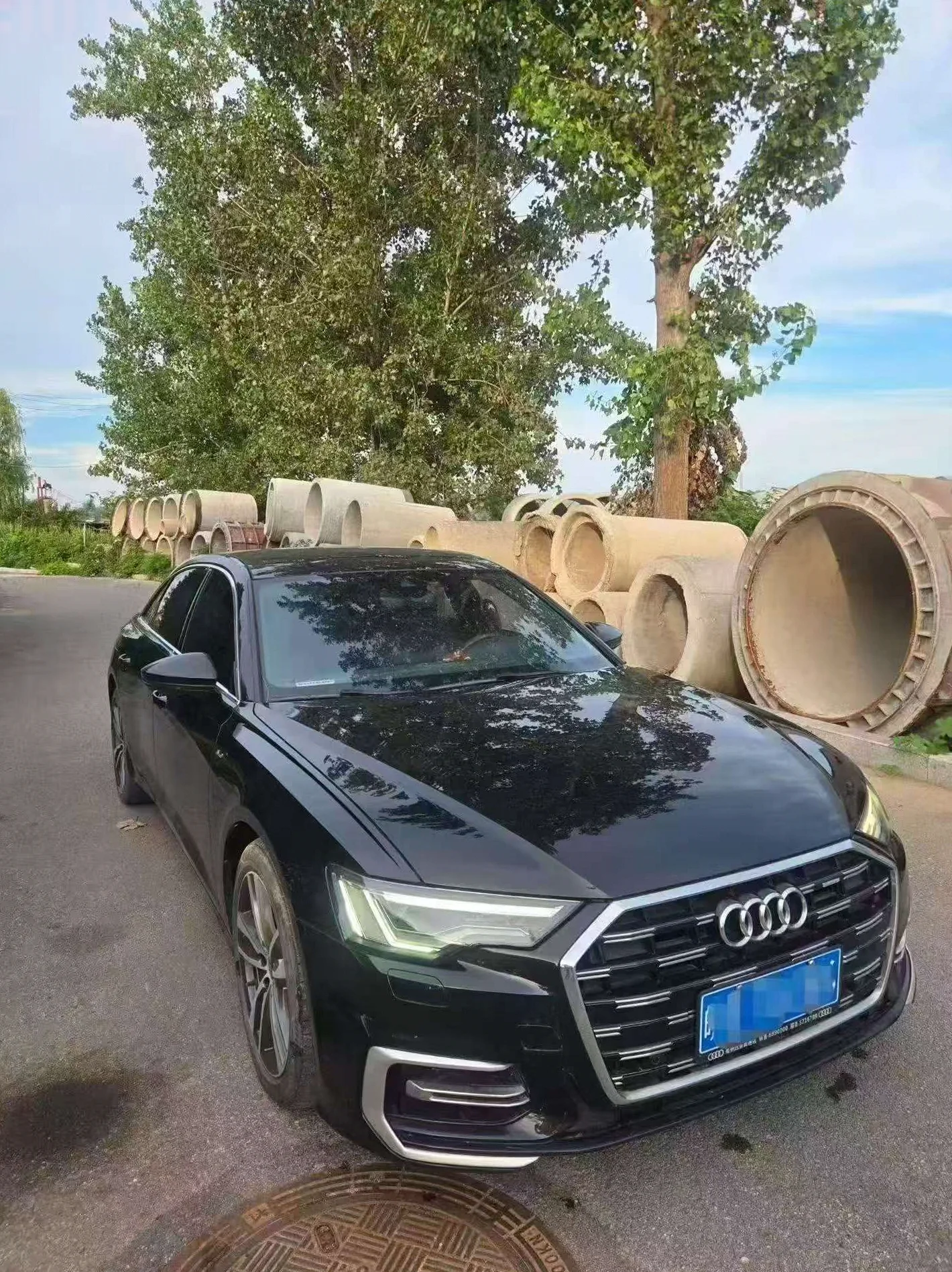 奥迪A6L 正面外观二