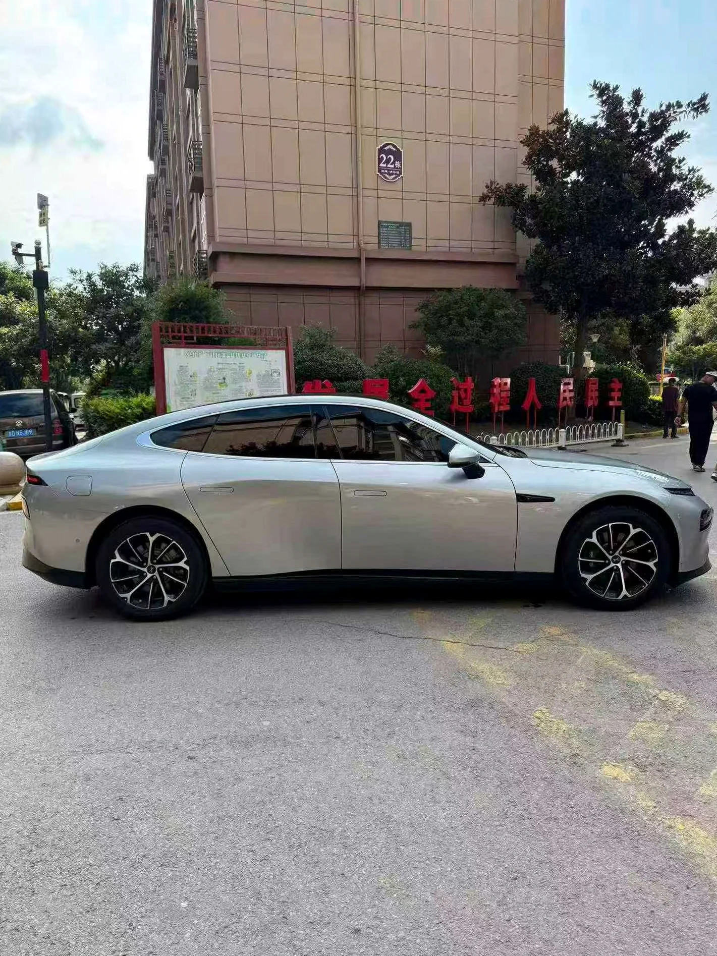 小鹏汽车p7 内饰前排