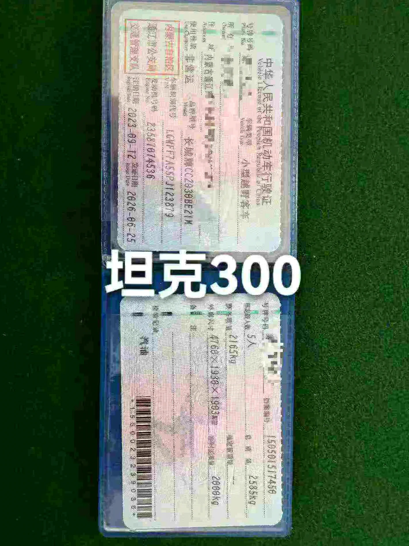 长城汽车300 内饰后排